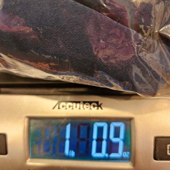 Susan Graver liquid knit Womens L blue Open Front Cardigan Pockets career flowy - Picture 12 of 12